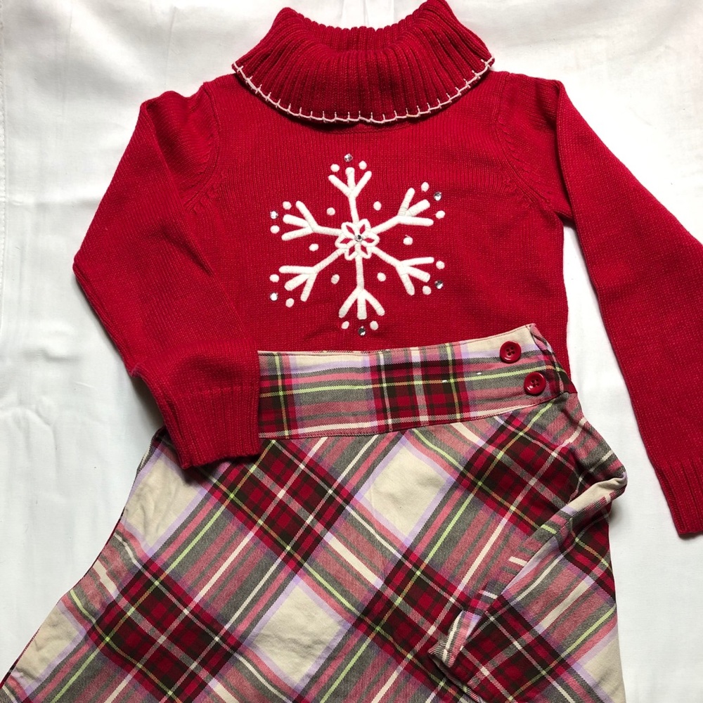 Gymboree brand 2 piece Christmas set